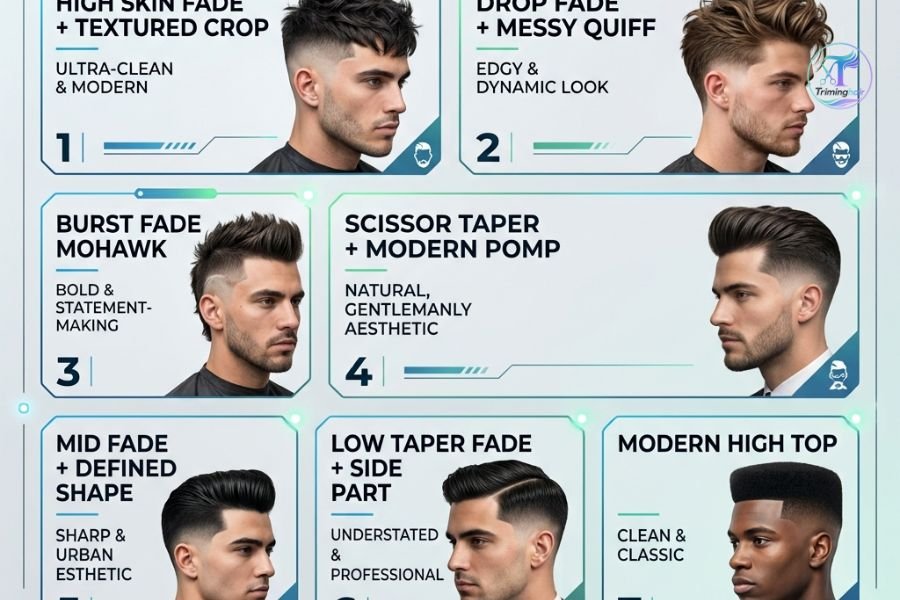Types of Fade Haircuts: 7 Stylish Examples for Men in 2026